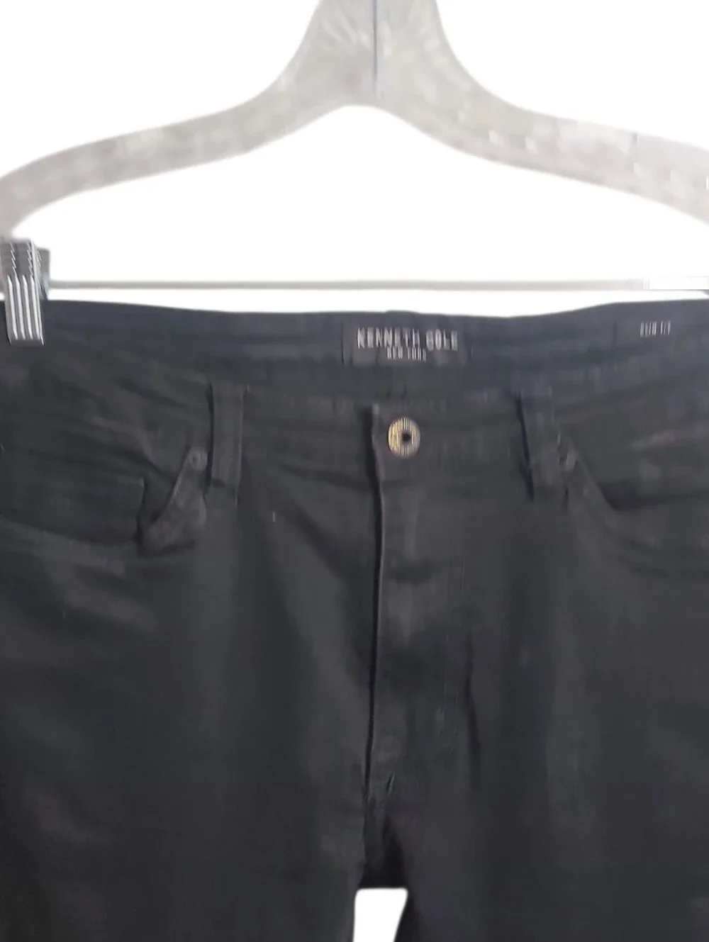 Kenneth Cole New York men’s black slim fit jeans size 32x30  stretch casual